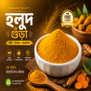Turmeric Powder (হলুদ গুঁড়া) — view 1
